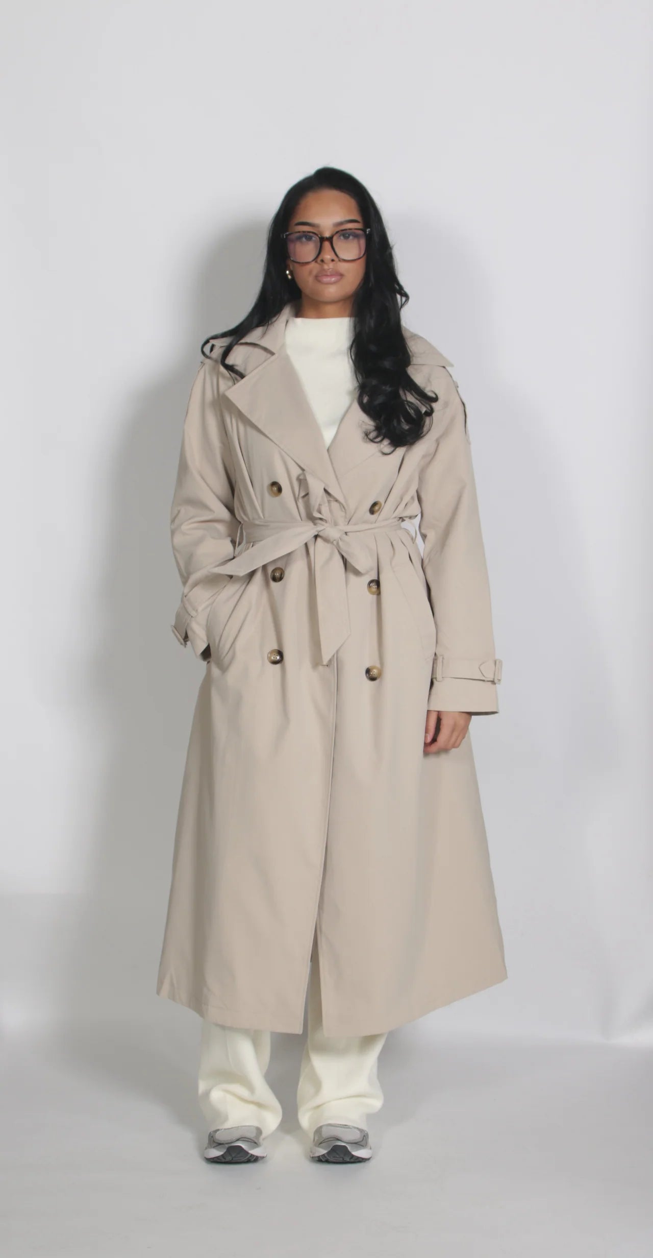 Mavi Maxi Trenchcoat