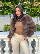 Tiana Elegance Kunstpelz-Jacke