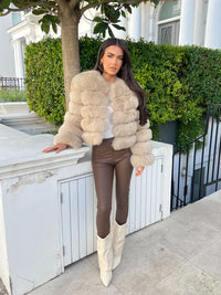 Tiana Elegance Kunstpelz-Jacke