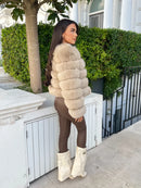 Tiana Elegance Kunstpelz-Jacke