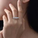 Celestia Half-Eternity Moissanit