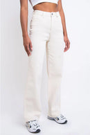 High Straight Jeans
