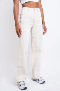 High Straight Jeans