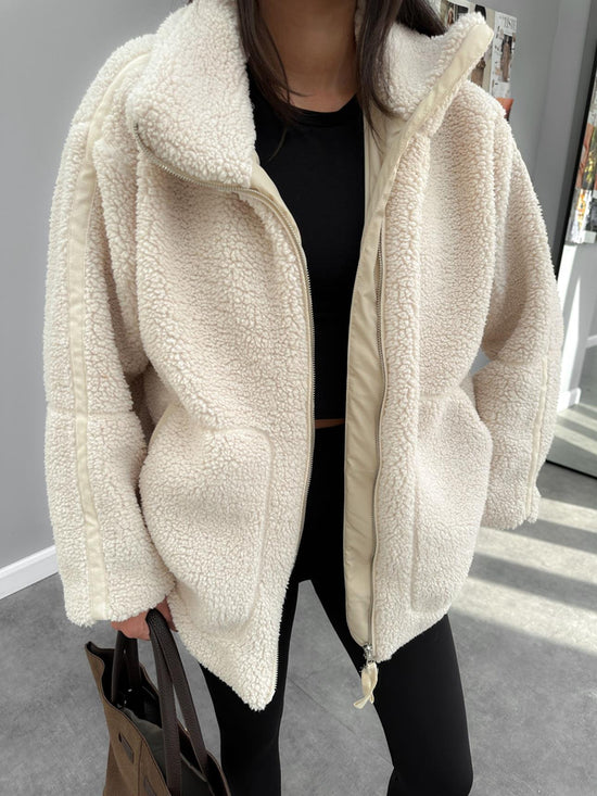 Melis Teddyfell Jacke