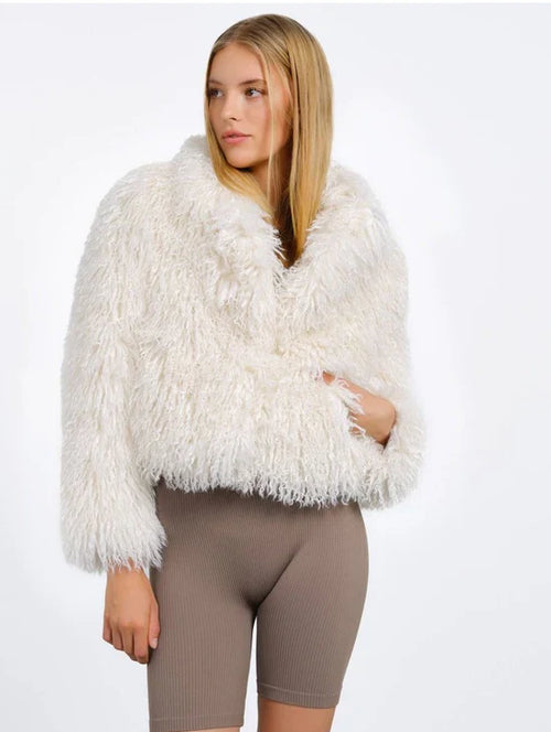 Zenia Kunstpelzjacke